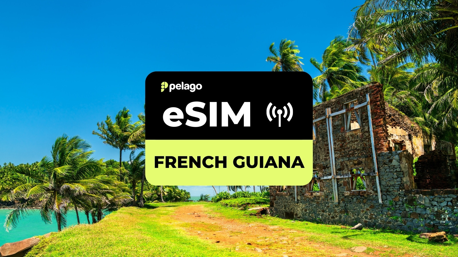 French Guiana eSIM by Pelago - Photo 1 of 4